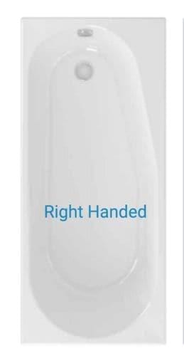 Eastbrook Single Ended Bath 5mm / Right Handed Eastbrook Fitzroy Single Ended Bath - 1700 x 750mm