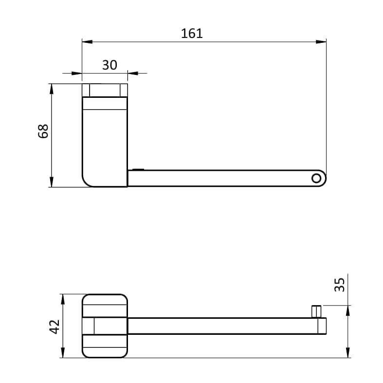 Crosswater Toilet Roll Holder Crosswater Rotar Toilet Roll Holder