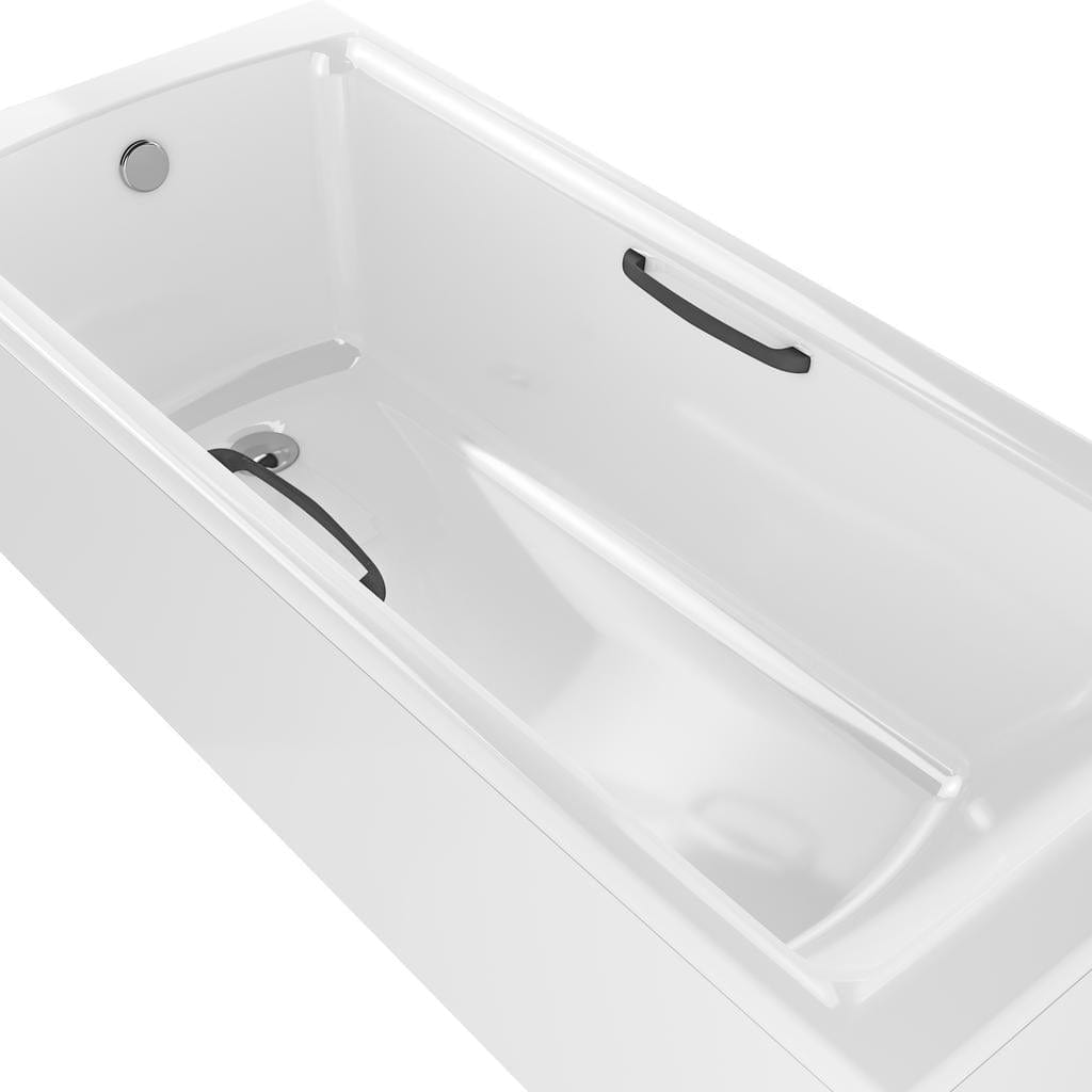 UK Bathroom Store Matt Anthracite Eastbrook Rockall Twin Hand Grips