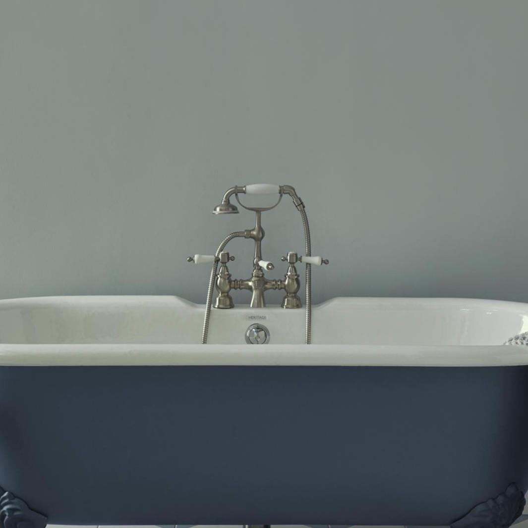 Heritage Bath Shower Mixer Heritage Glastonbury Bath Shower Mixer with Handset