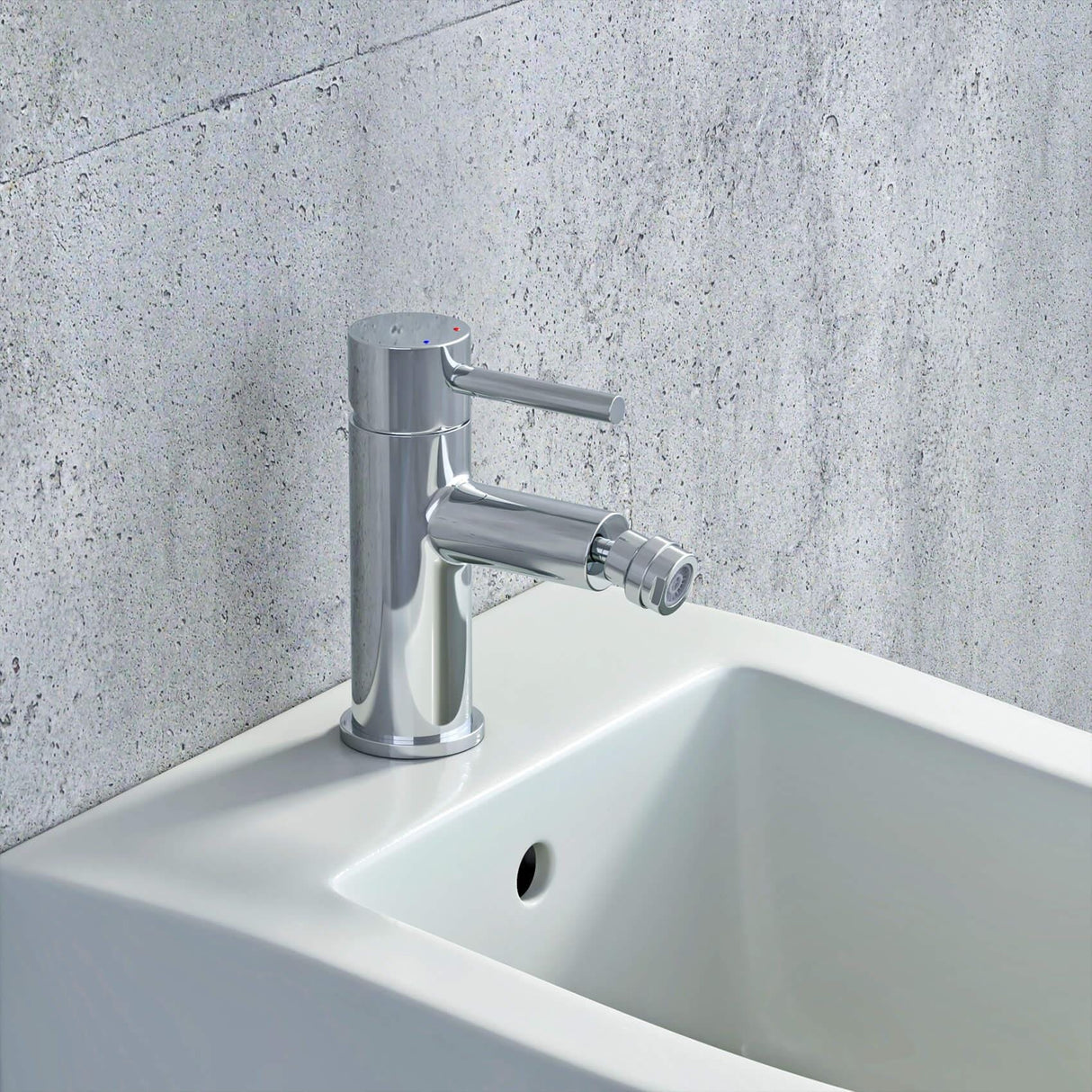 Imex Bidet Tap Imex Ivo Bidet Mixer Tap with Universal Waste in Chrome