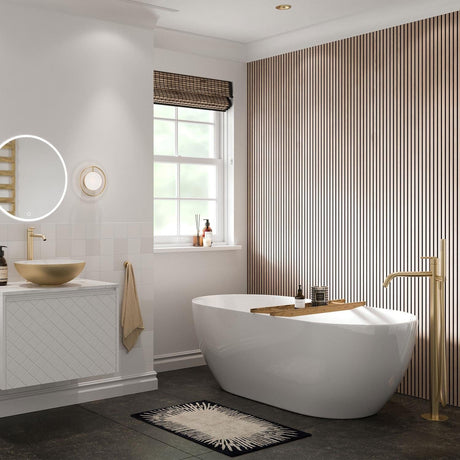 Crosswater Freestanding Bath Filler Crosswater 3ONE6 Lever Floor Standing Bath Filler