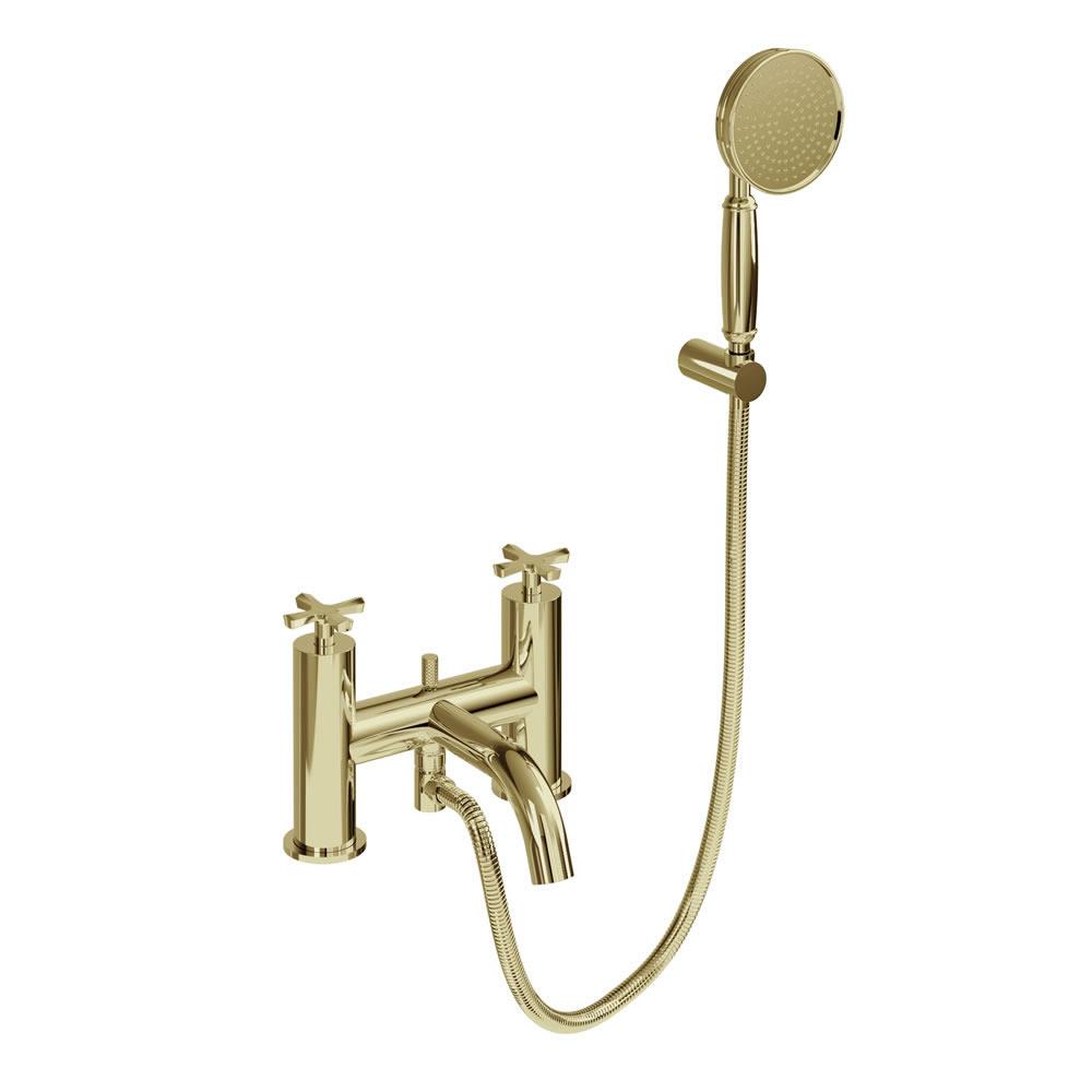 Burlington Riviera Bath Shower Mixer Tap with Shower Handset