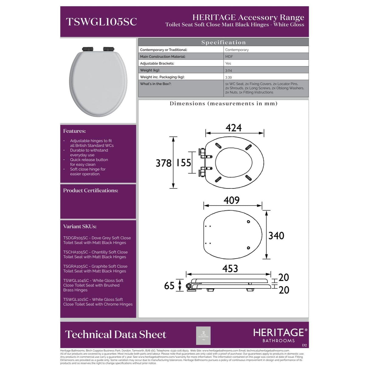 Heritage Toilet Seat Heritage Soft Close Wooden Toilet Seat