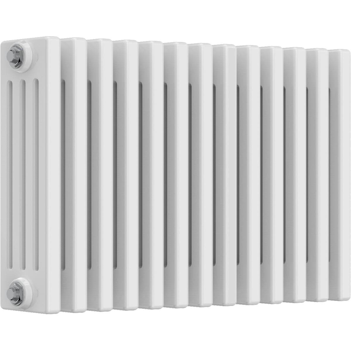 Aquarius Bathrooms Column Radiator Aquarius Foundry Horizontal 4 Column Radiator in White