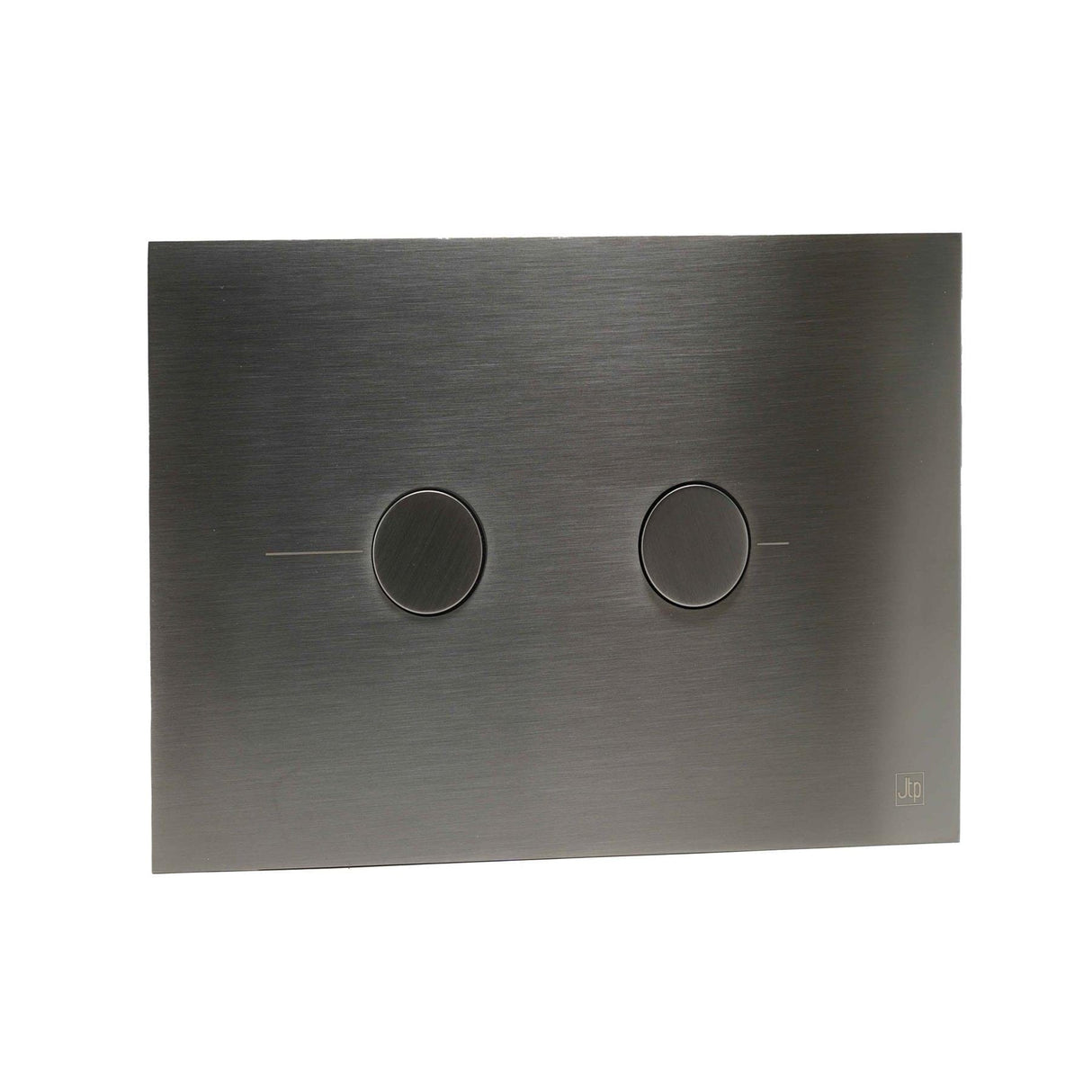 JTP Flush Plate Brushed Black JTP Metal Pneumatic Flush Plate