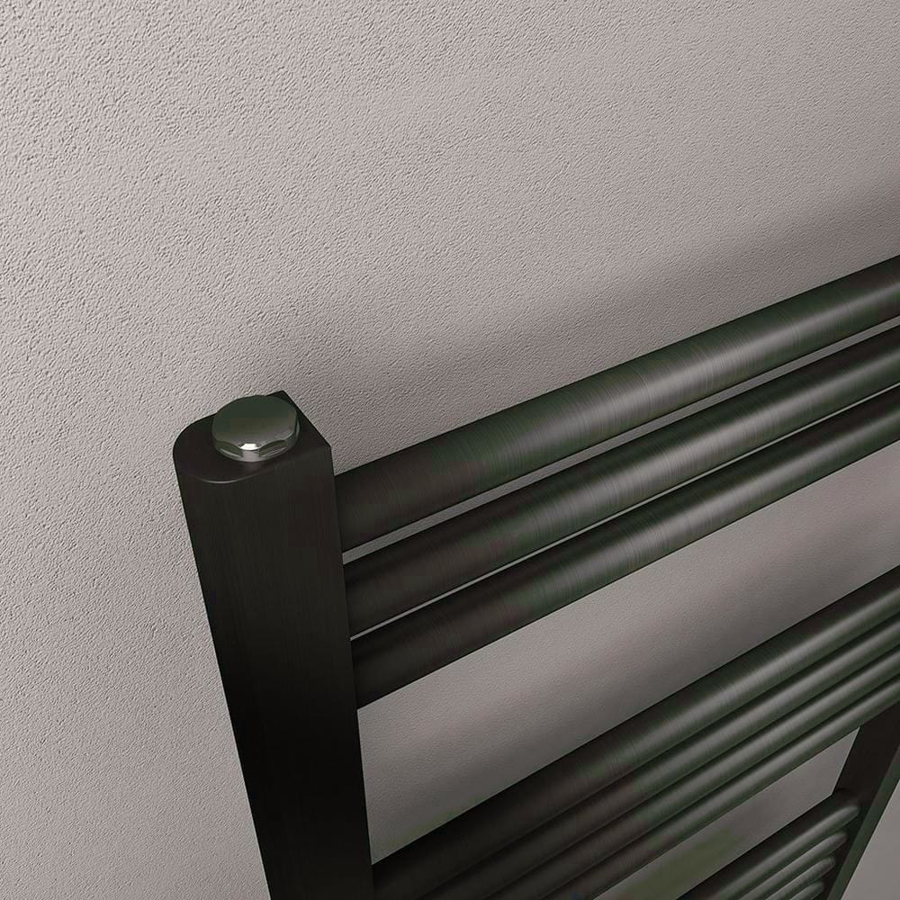 Eastbrook Wendover Straight Heated Towel Rail in Brushed Gunmetal