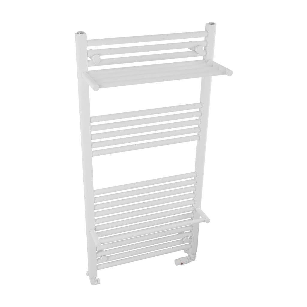 Eastbrook Panel Radiator Eastbrook Haddenham Straight Vertical Towel Rail in Matt White