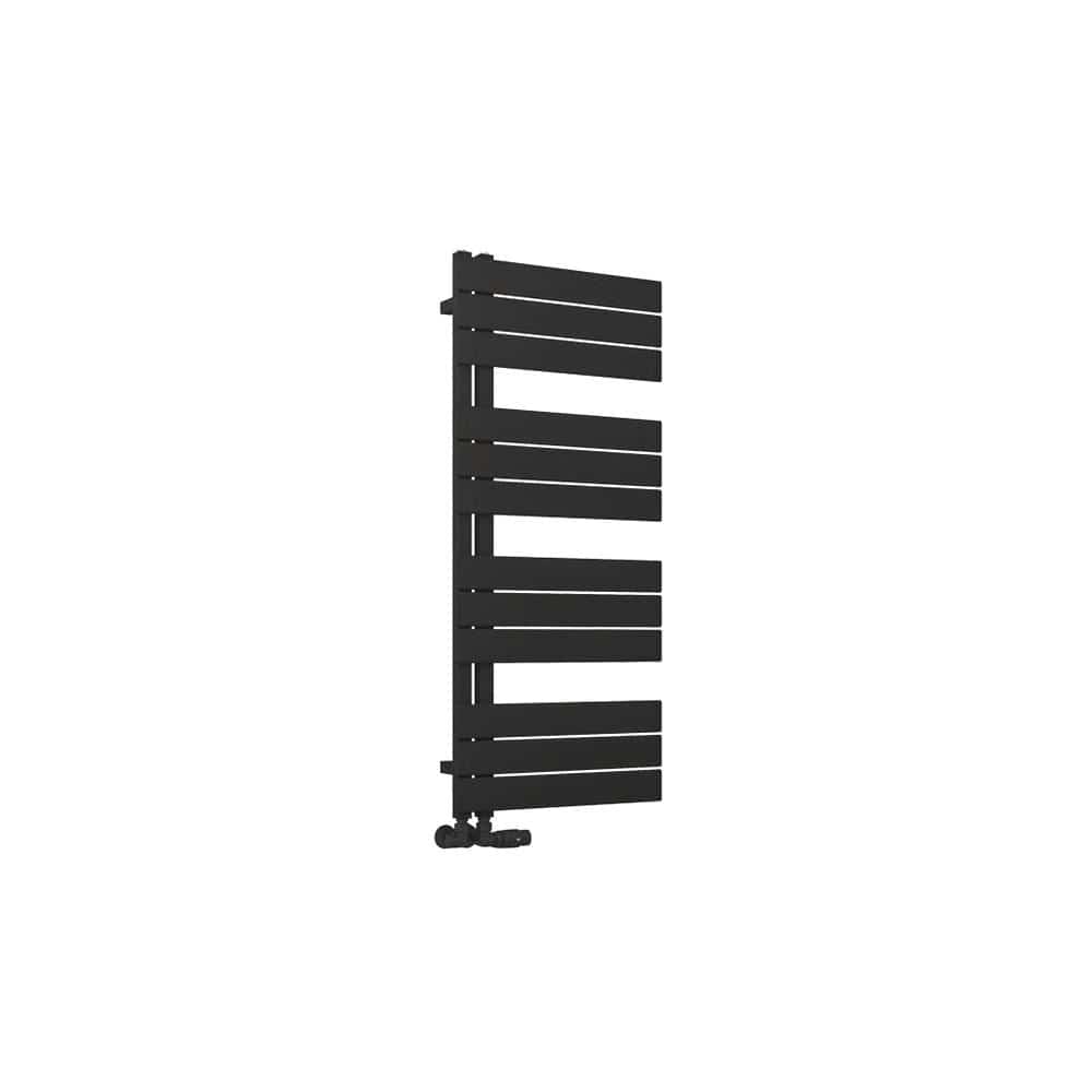 Eastbrook Designer Towel Rail Eastbrook Helmsley Straight Vertical Designer Towel Rail in Matt Black