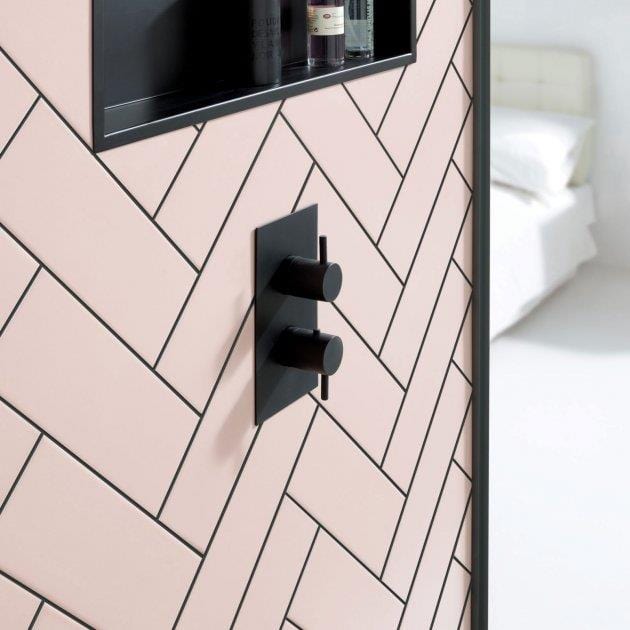 JTP Concealed Shower Valve JTP VOS 2 Outlet, 2 Handle, Concealed Thermostatic Shower Valve