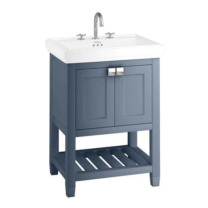 Burlington Floor Standing Vanity Unit Burlington Riviera Floor Standing 650mm Vanity Unit with Square Basin