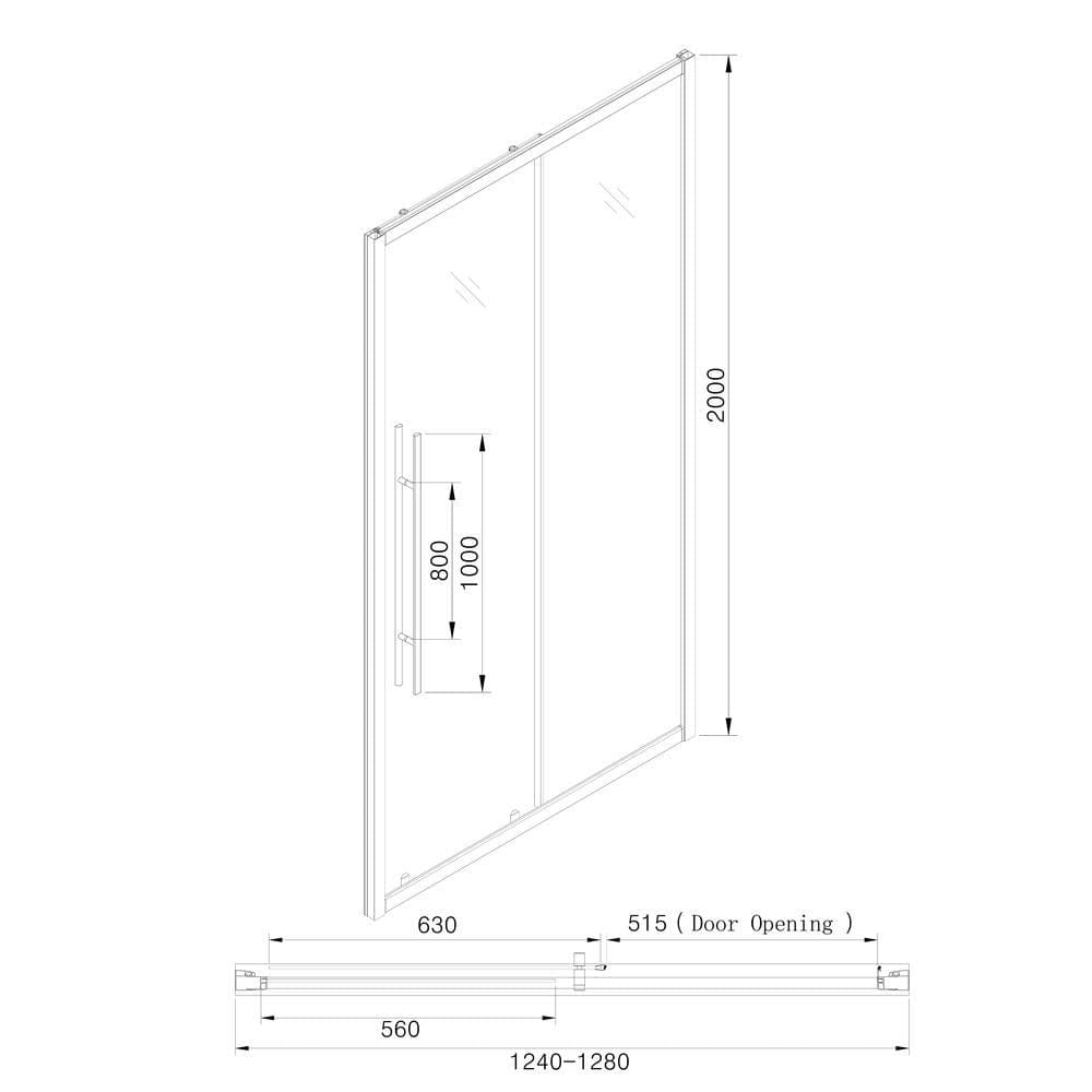 Eastbrook Vantage 2000 Sliding Shower Door