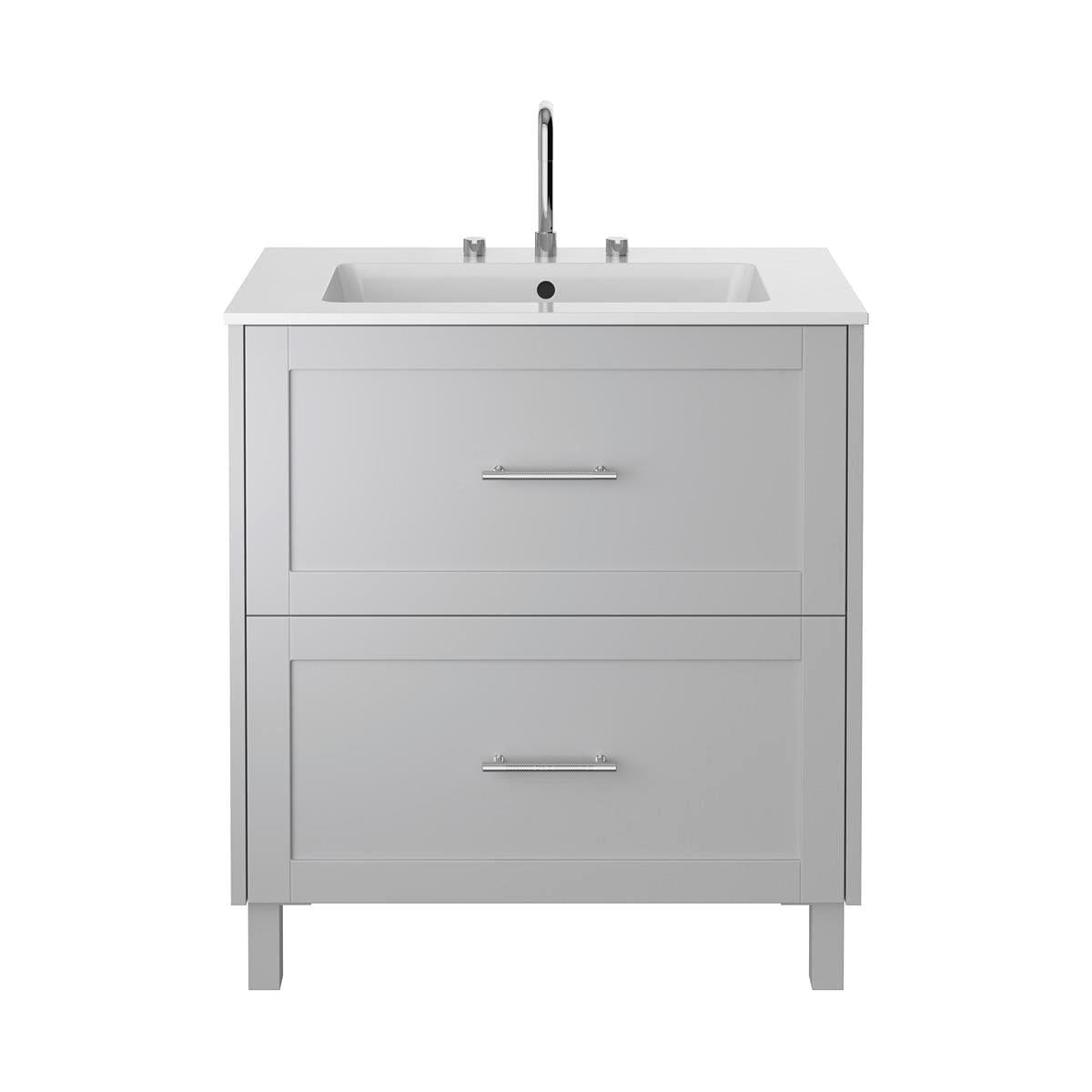 Heritage Floor Standing Vanity Unit Dove Grey / 3 Heritage Lynton 800mm Floor Standing Unit with Basin