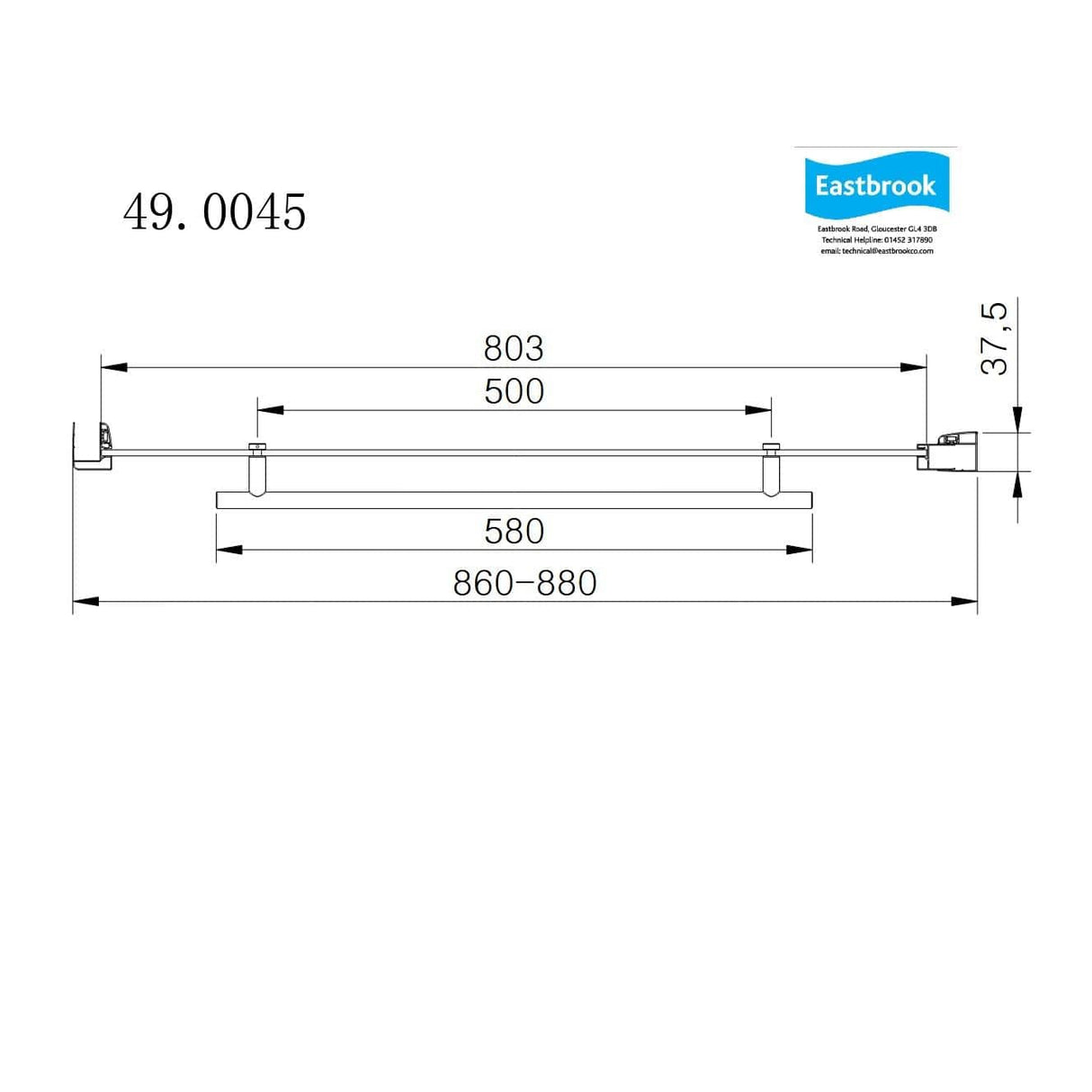 Eastbrook Side Panel Eastbrook Vantage 2000 Side Panel