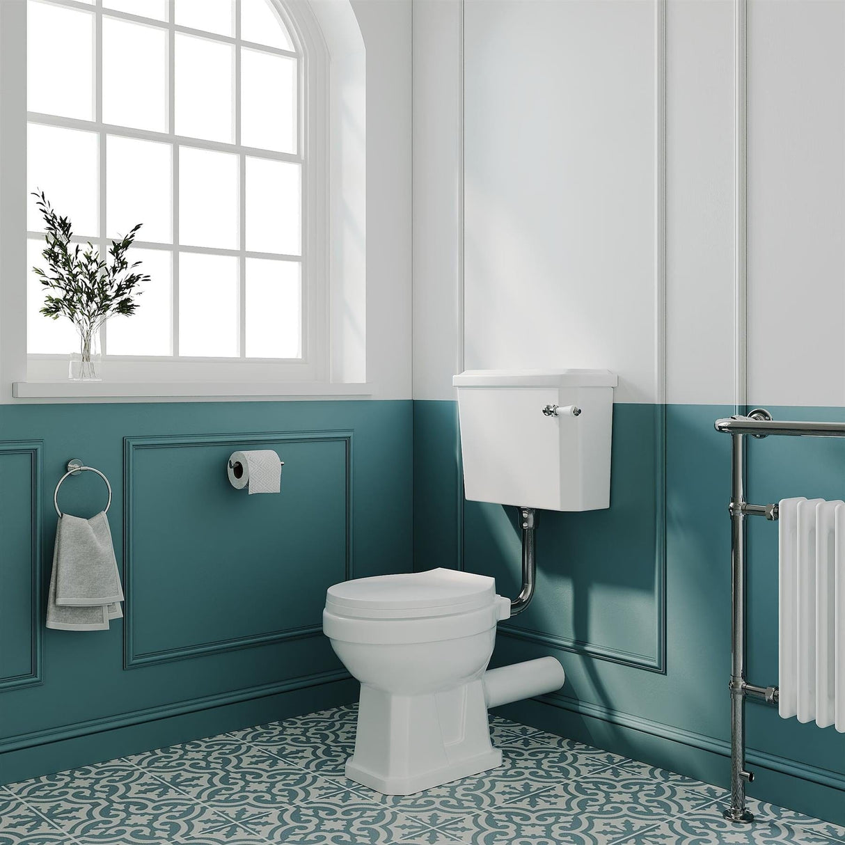 Aquarius Bathrooms Low Level Toilet Aquarius Harewood Traditional Low Level Toilet with Soft Close Seat