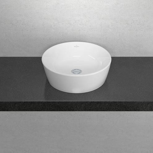 Villeroy & Boch Countertop Basin Villeroy & Boch Architectura Round 450mm Countertop Basin (with Overflow) in Alpin White