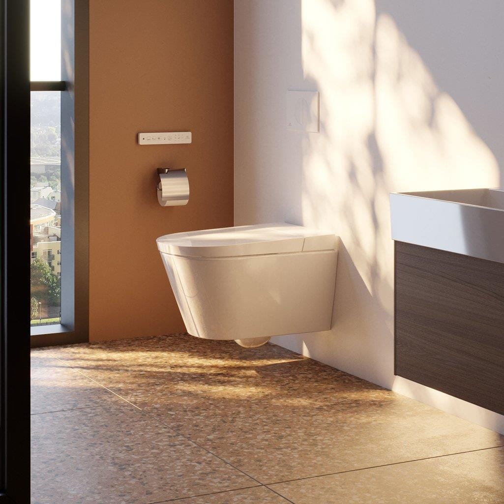 Ideal Standard Smart Toilet Ideal Standard i.life E Wall Hung Electronic Smart Toilet and Soft Close Seat