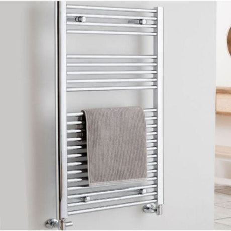 Vogue 1200 x 600 / Dual Fuel Vogue Focus Straight Towel Rail in Chrome