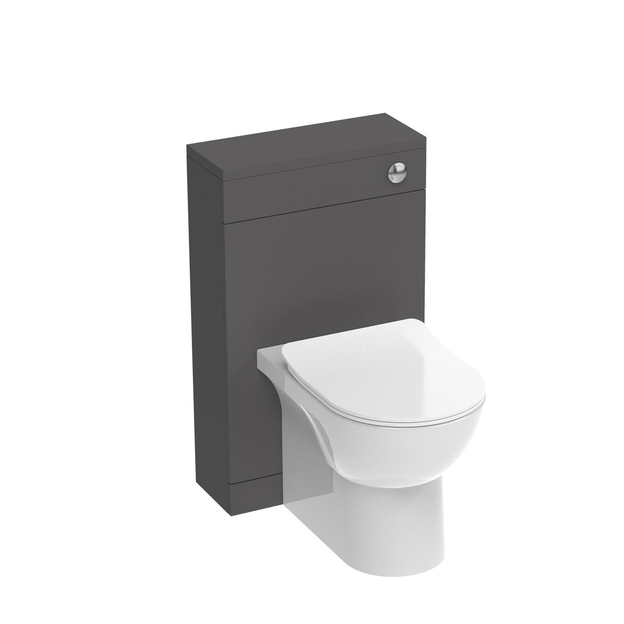 Saneux WC Back To Wall Unit Matt Iron Grey Saneux Austen WC Unit - 500mm Wide