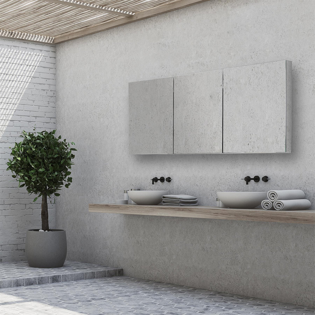 hib. Mirrored Cabinet 1200 x 700mm hib. Eris Mirrored Cabinet