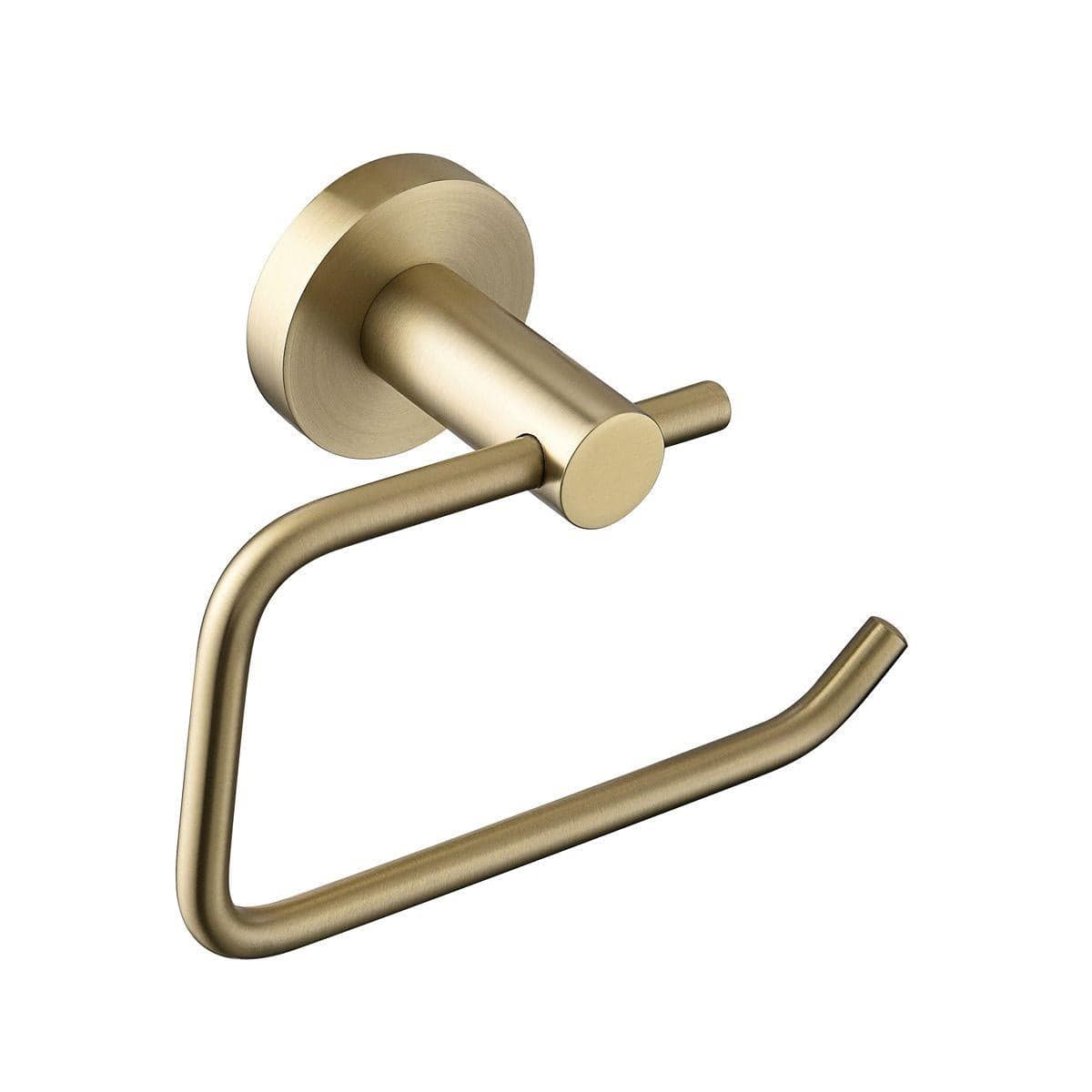 Heritage Toilet Roll Holder Brushed Brass Heritage Lullington Toilet Roll Holder