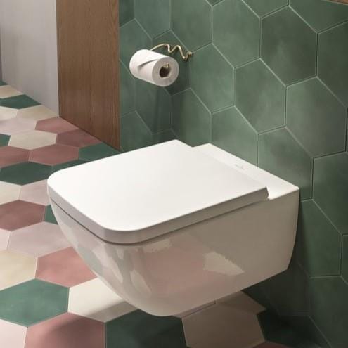 Villeroy & Boch Toilet Seat Villeroy & Boch Venticello Wrapover Soft Close, Quick Release Toilet Seat in White Alpin