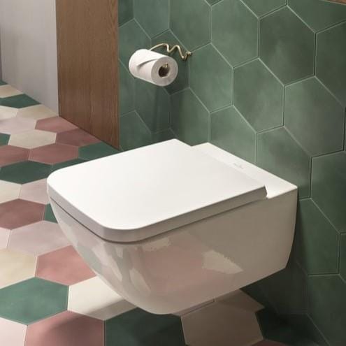 Villeroy & Boch Toilet Seat Villeroy & Boch Venticello Wrapover Soft Close, Quick Release Toilet Seat in White Alpin