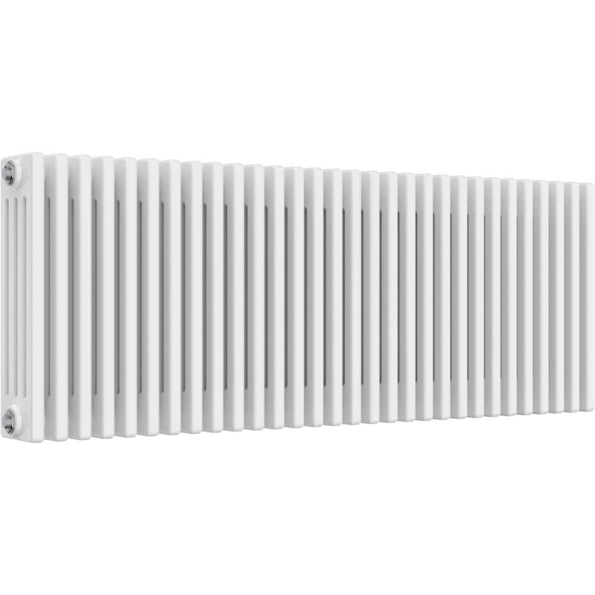 Aquarius Bathrooms Column Radiator Aquarius Foundry Horizontal 4 Column Radiator in White