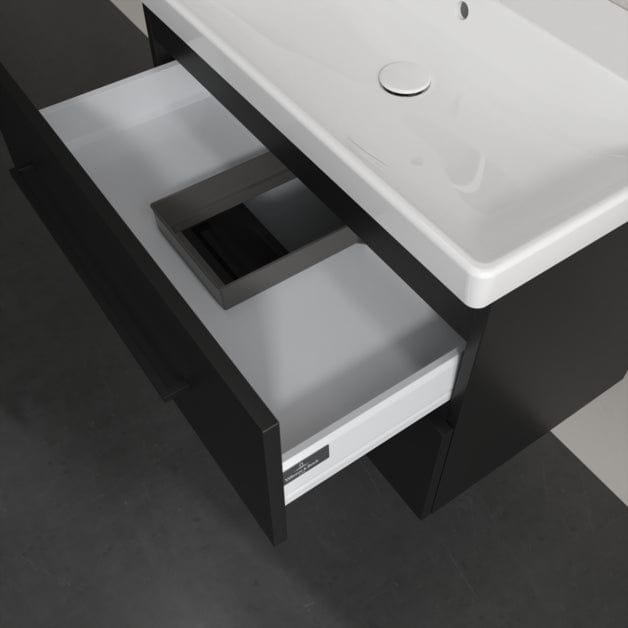 Villeroy & Boch Wall Mounted Vanity Unit Villeroy & Boch Avento Wall Hung Vanity Unit 780mm Two Drawers with Basin