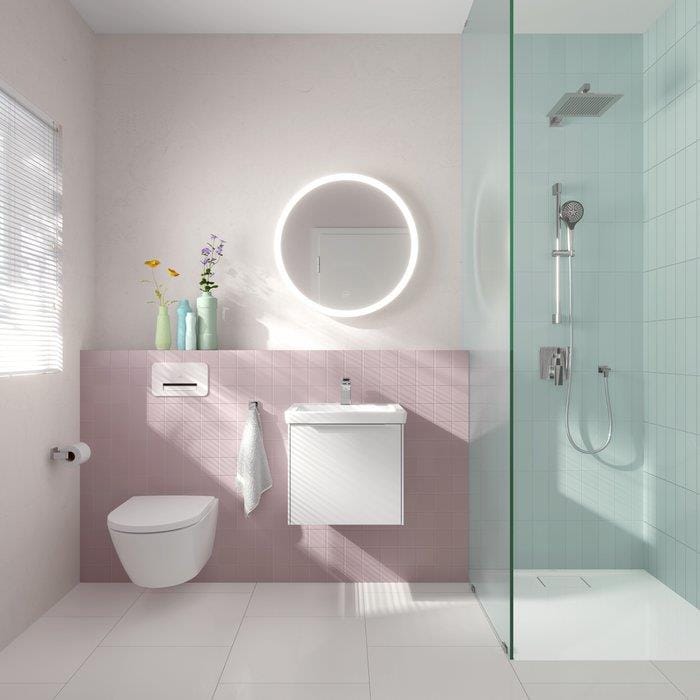 Villeroy & Boch Square Shower Tray Villeroy & Boch Architectura Metalrim Square Shower Tray in Alpin White