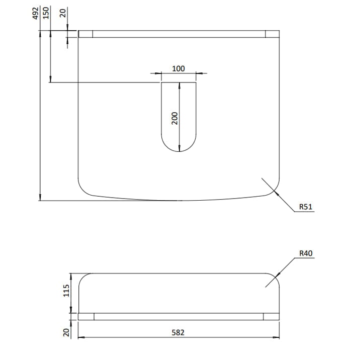 Burlington Floor Standing Vanity Unit Burlington Guild Floor Standing 620mm Vanity Unit with Worktop
