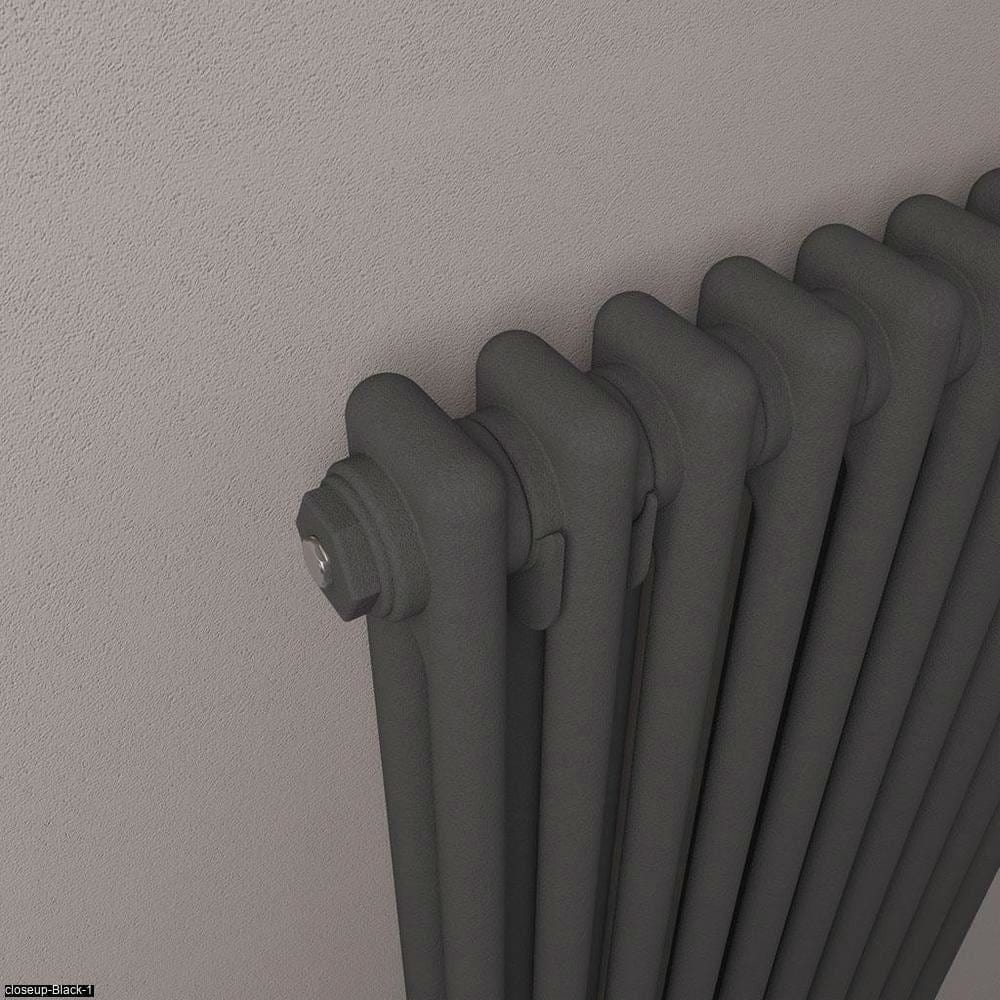 Eastbrook Rivassa Traditional 2 Column Radiator in Matt Anthracite
