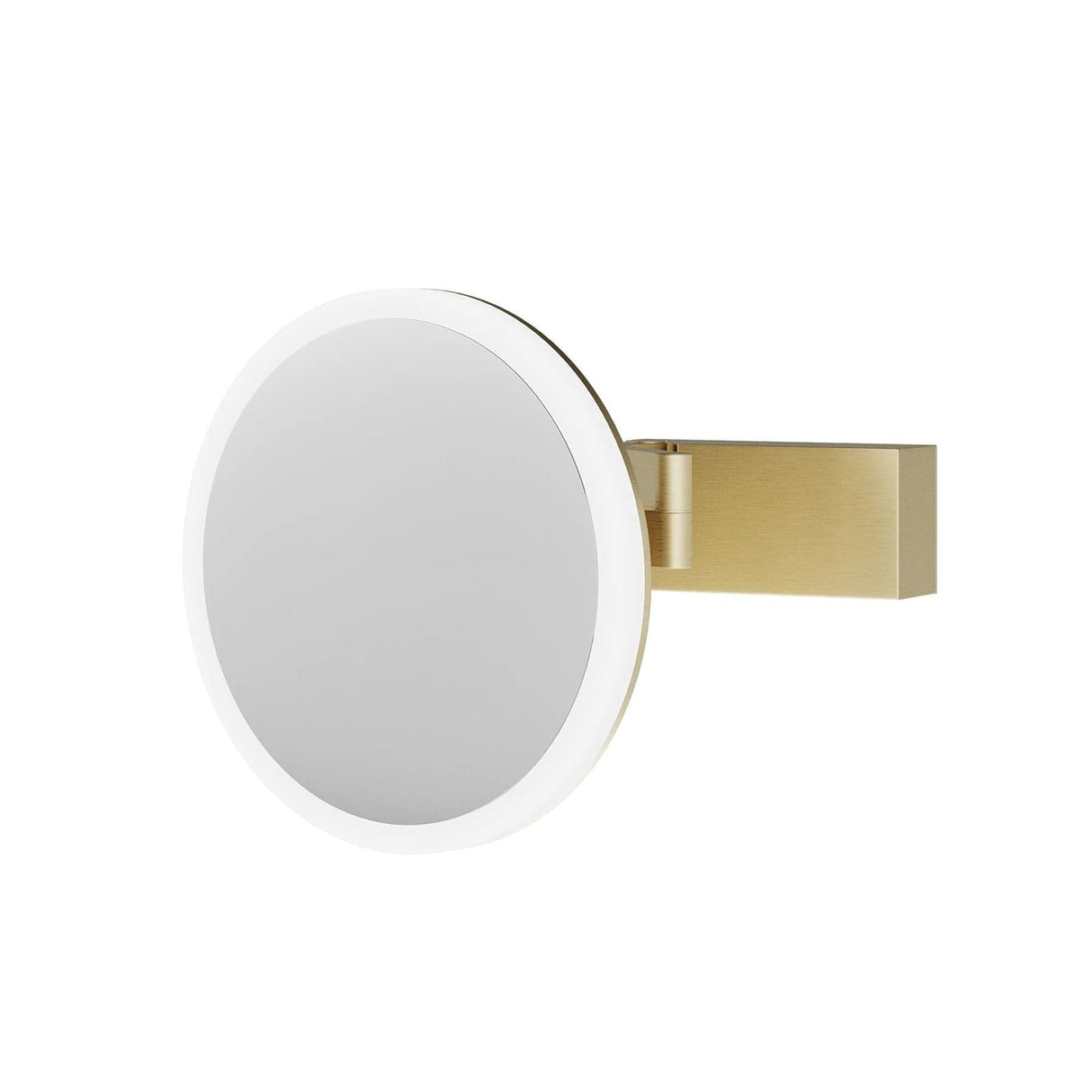 HiB Cosmetic and Shaving Mirror HiB Cirque Illuminated Magnifying Bathroom Mirror