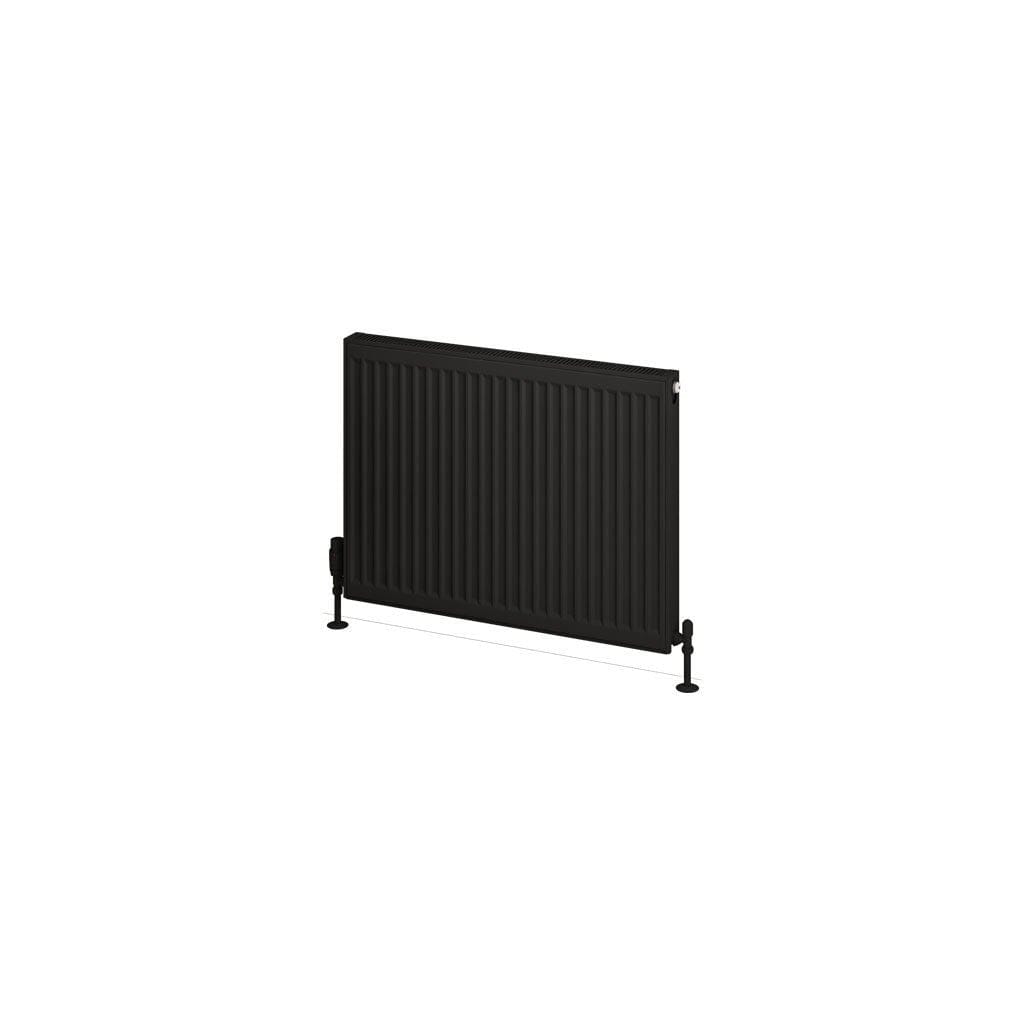Aquarius Type 21 Aquarius Type 21 Compact Panel Radiator In Matt Black