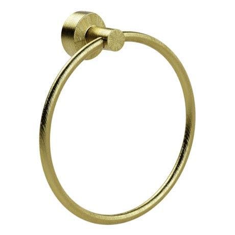 Miller Towel Ring Brushed Brass Miller Bond Towel Ring