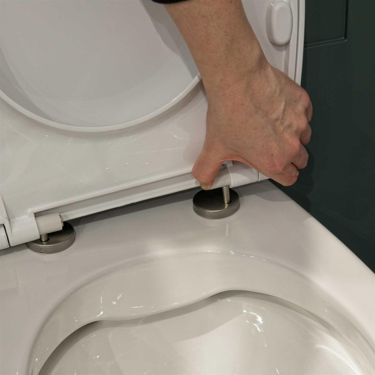 Aquarius Back To Wall Toilet Aquarius QualEco Back To Wall Rimless Toilet with Soft Close Seat