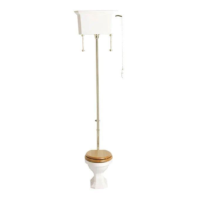 Heritage High Level Toilet Vintage Gold Flush Pack Heritage Granley High Level Toilet with Fittings Pack