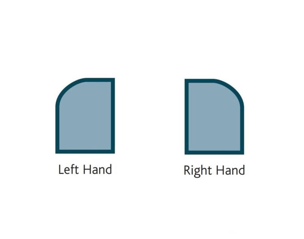 Eastbrook Quadrant Shower Tray Eastbrook Volente Stone Resin 40mm Offset Quadrant Shower Tray