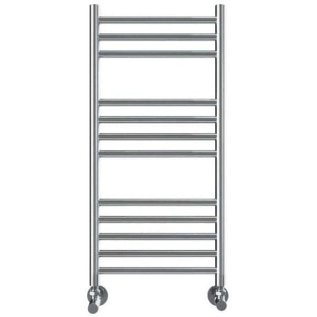 Vogue Ladder Rail 800 x 400 / Central Heating Vogue Chube Straight Ladder Rail in Polished Stainless Steel