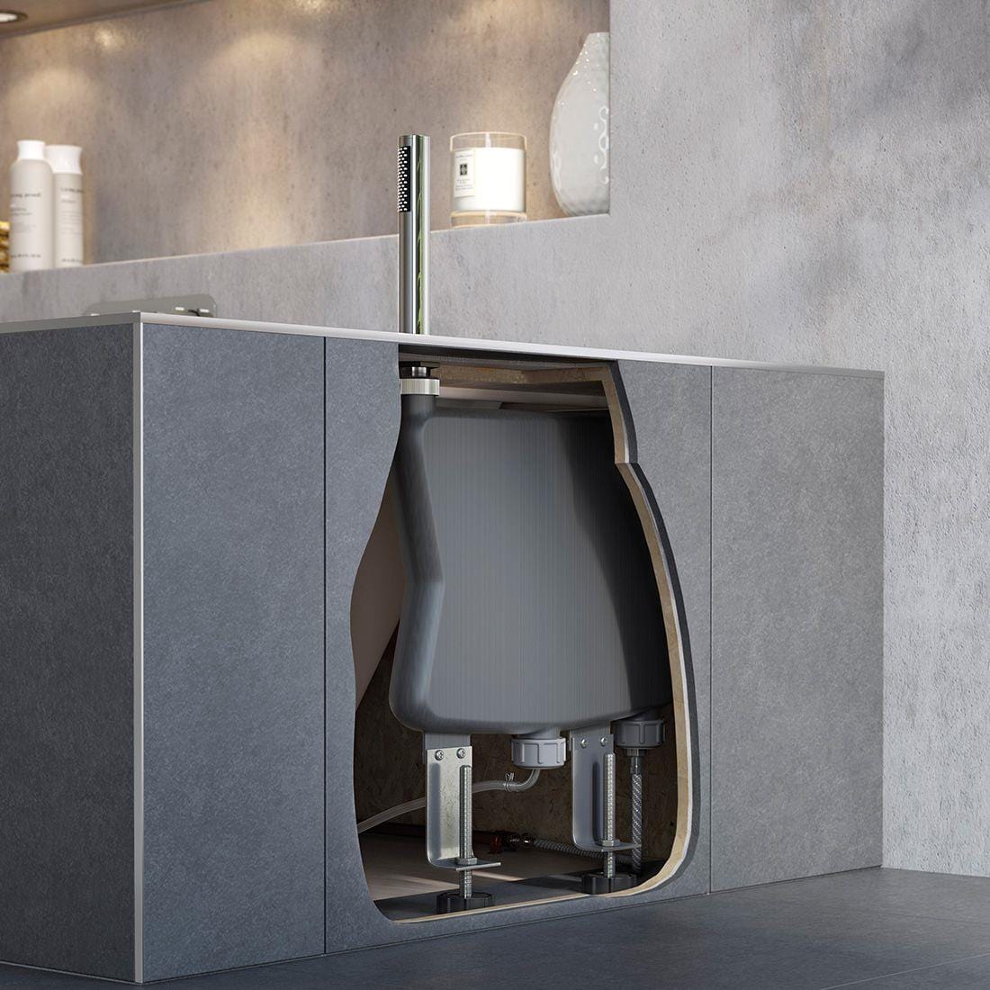 VADO Shower Handset Vado Zoo Capsule Shower Kit With Round Handset in Chrome