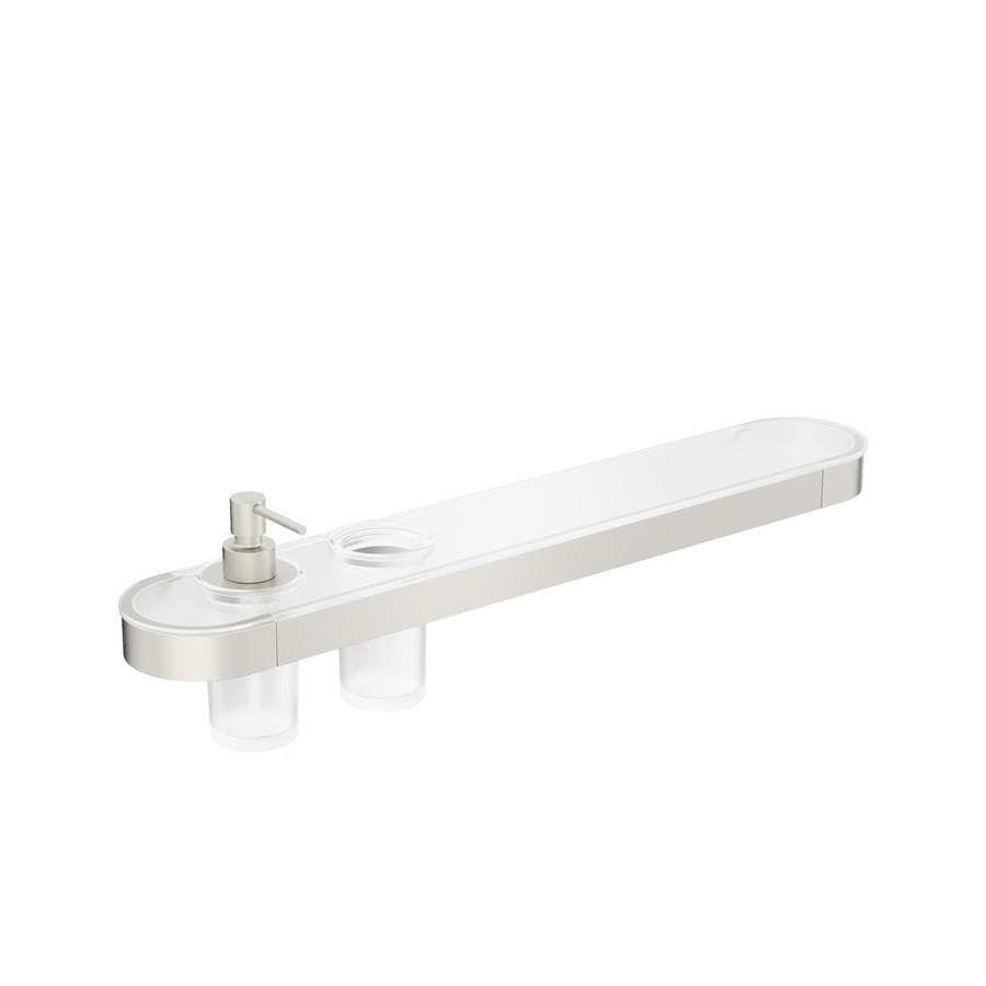 Crosswater Shelf Crosswater Velo Shelf, Soap Dispenser and Tumbler Holder