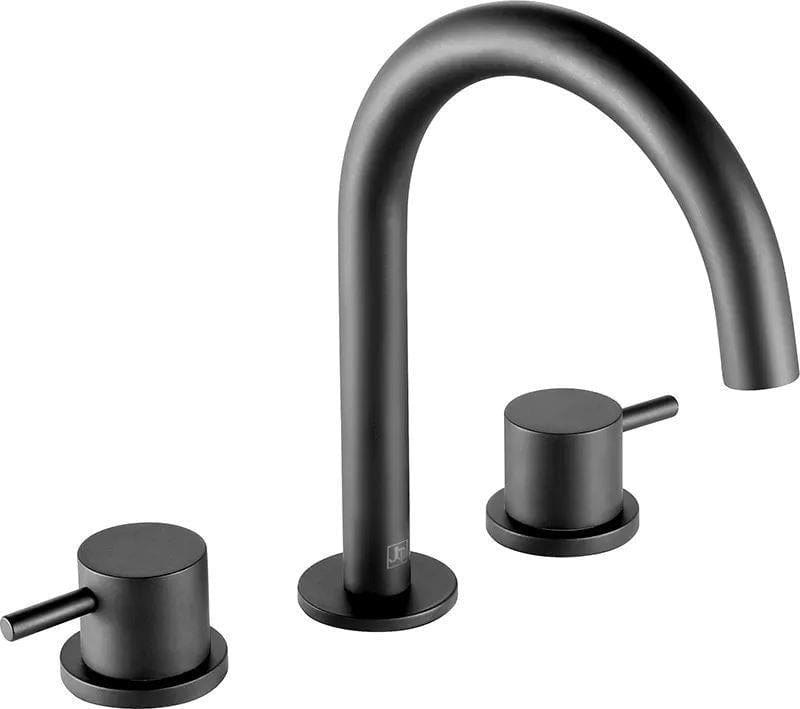 JTP 3 Tap Hole Basin Set JTP VOS 3 Hole Deck Mounted Basin Mixer Tap