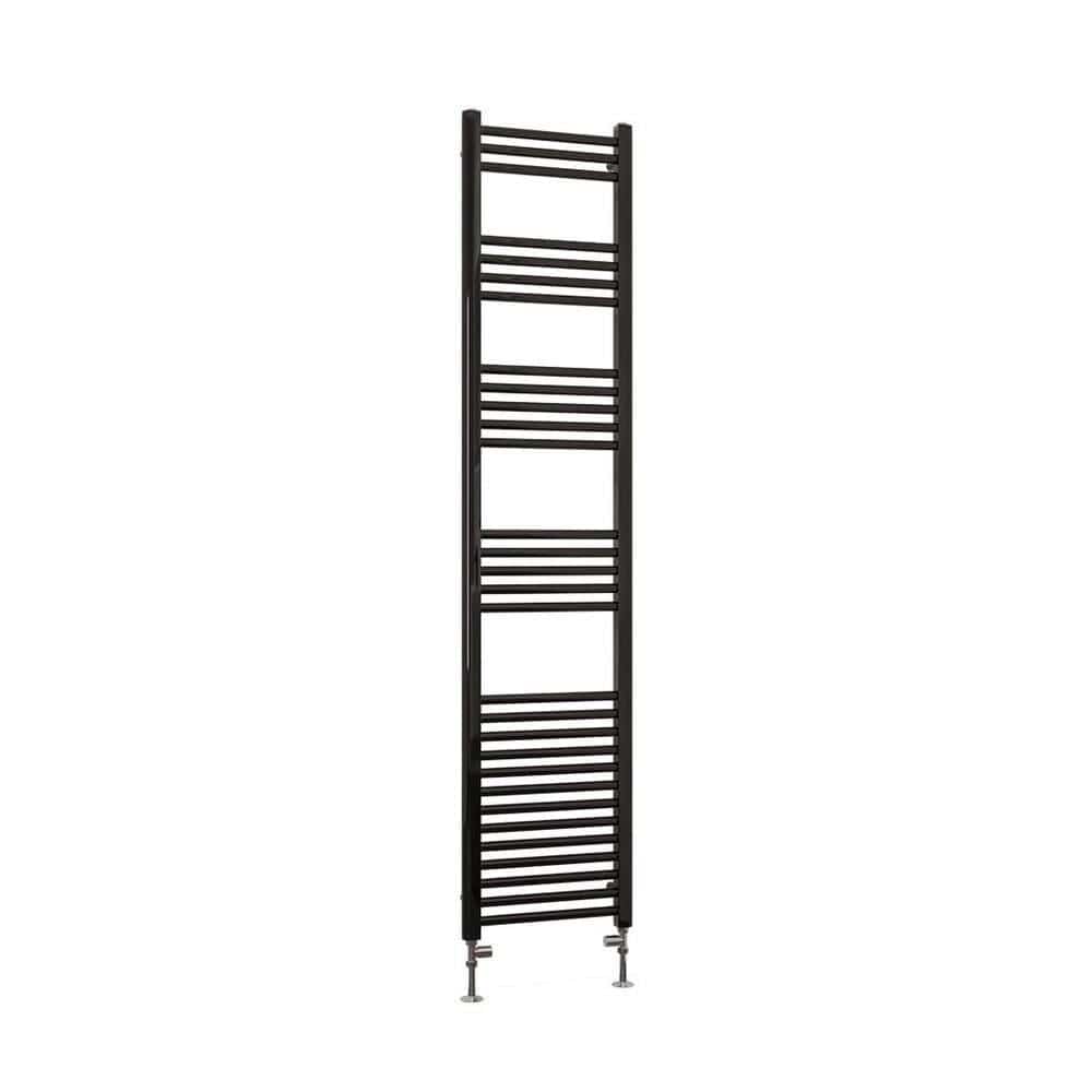 Eastbrook Ladder Rail Eastbrook Wendover Straight Heated Towel Rail in Black Gold
