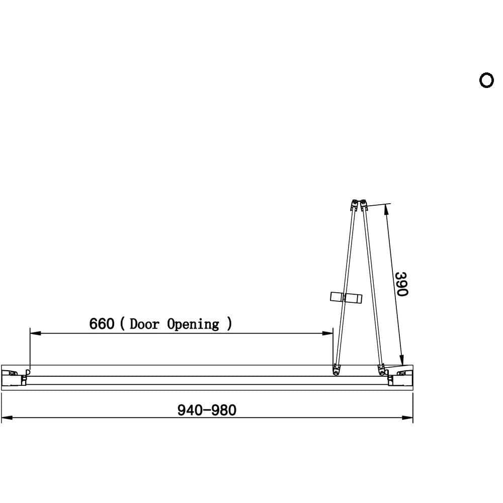 Eastbrook Bi-Fold Shower Door Eastbrook Vantage 2000 Bi-Fold Shower Door