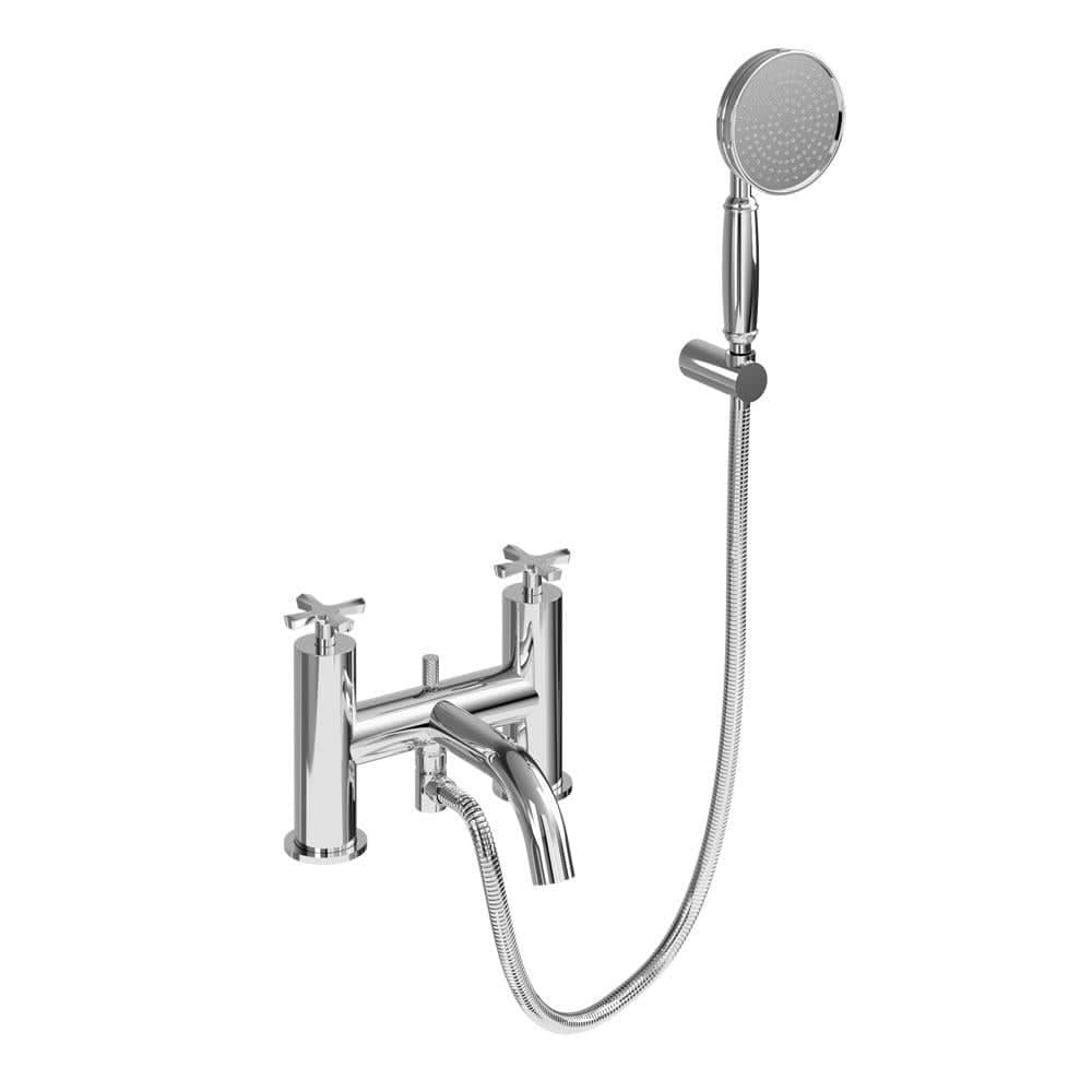 Burlington Bath Shower Mixer Chrome Burlington Riviera Bath Shower Mixer Tap with Shower Handset