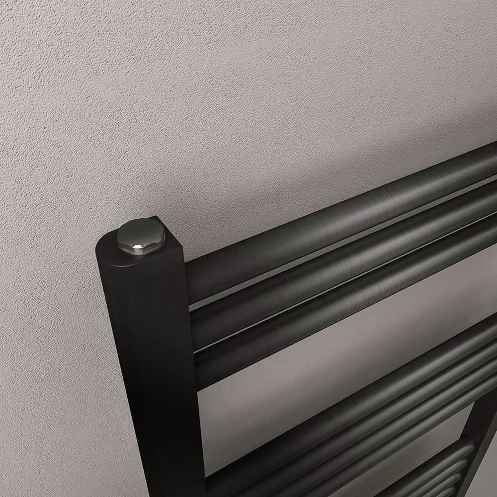 Eastbrook Wendover Straight Heated Towel Rail in Brushed Gunmetal