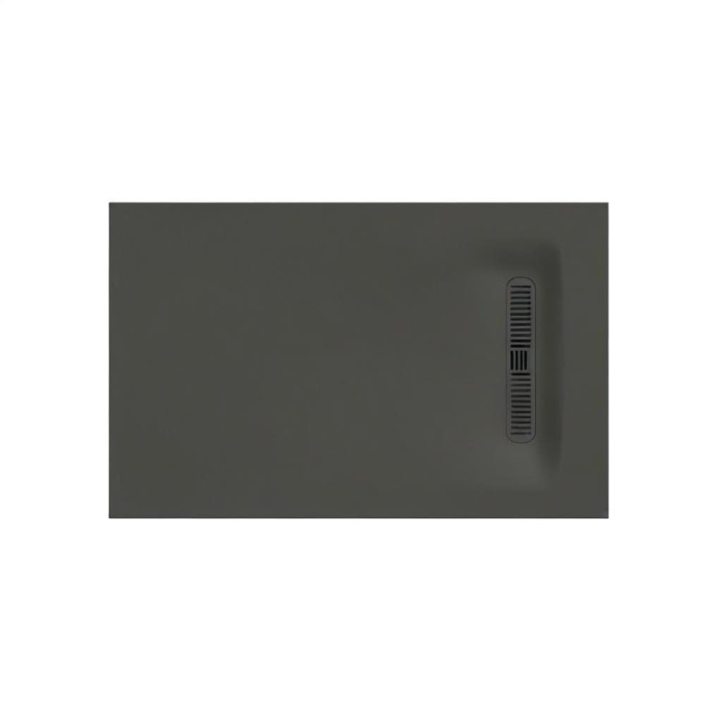 Crosswater Rectangle Shower Tray Matt Grey / 900 x 1400mm Crosswater Vito Rectangle 25mm Stone Resin Shower Tray