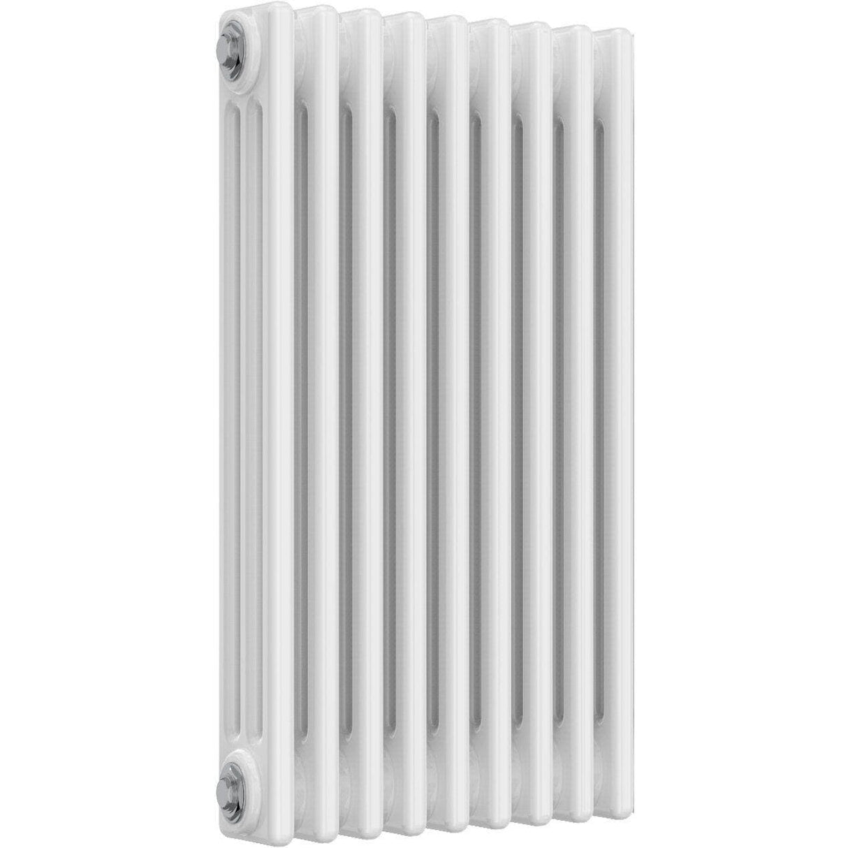 Aquarius Bathrooms Column Radiator 750mm x 425mm Aquarius Foundry Horizontal 3 Column Radiator in White