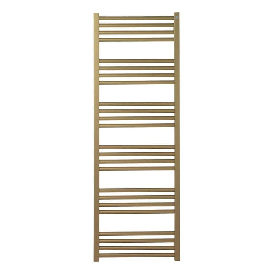 Crosswater Ladder Rail 1380 x 480mm / Central Heating Crosswater MPRO Designer Vertical Towel Radiator in Brushed Brass