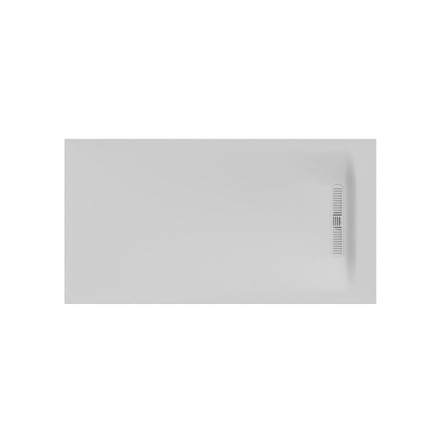 Crosswater Rectangle Shower Tray Crosswater Vito Rectangle 25mm Stone Resin Shower Tray 900 x 1700mm in Matt White with Waste